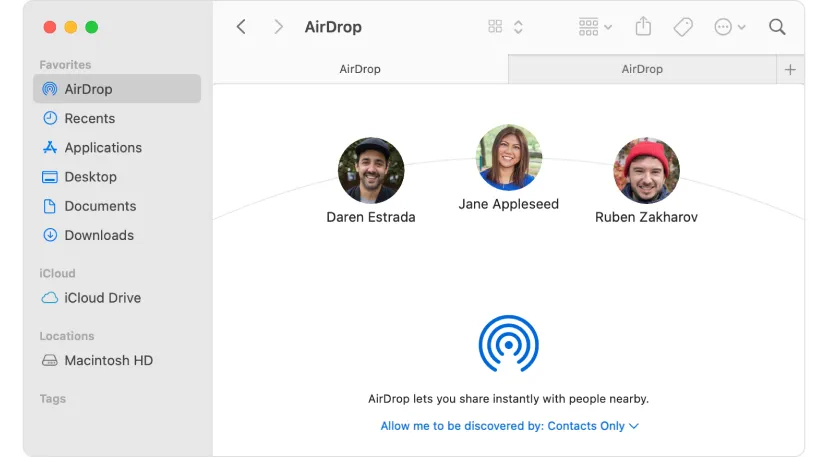 Airdrop On Mac